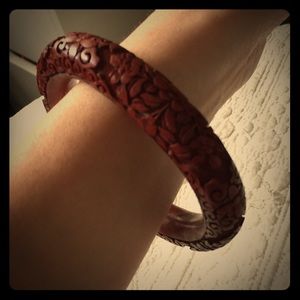 Beautifully and intricately carved bangle